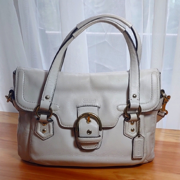 Vintage Coach Leather Satchel/ Crossbody - Picture 1 of 9